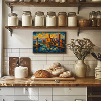 Buffalo, New York A Vibrant Cityscape Poster