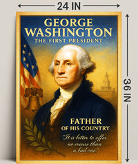 George Washington The First President Poster PosterGoat