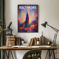 Baltimore Maryland Urban Photography Realism Poster