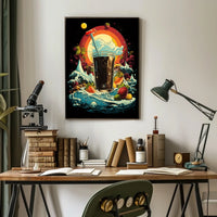 Refreshing Waves Poster