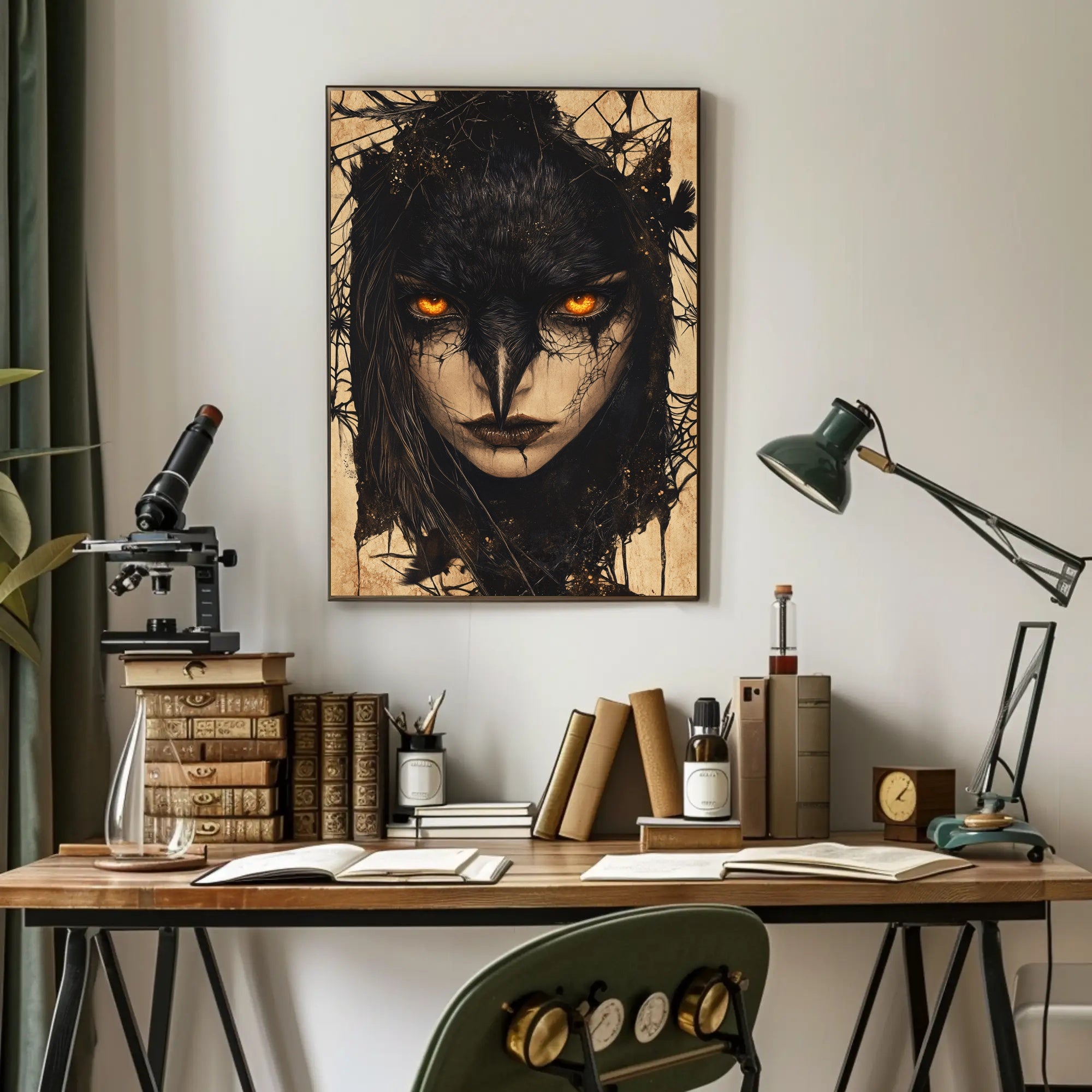 The Enigmatic Raven Poster