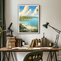 Biscayne National Park Travel Poster Vintage Print