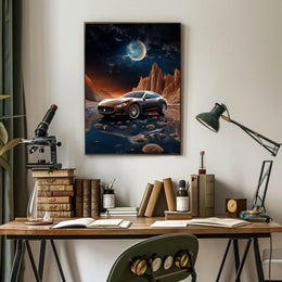 Lunar Elegance Poster PosterGoat