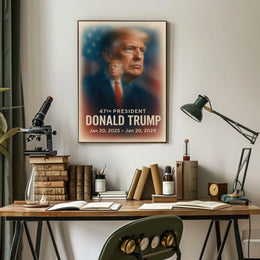 Trump Visionary Leader Pop Art Patriotic Collectors Poster