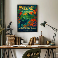 American Samoa Sext National Park Poster