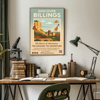 Discover Billings Poster PosterGoat