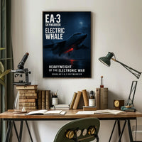 Electric Whale Douglas EA-3 Skywarrior Poster PosterGoat