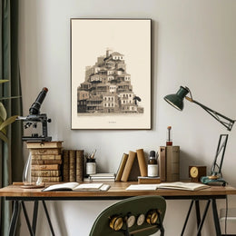 Hydra Architectural Serenity Poster