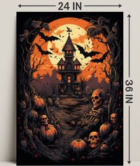 Haunted Halloween Night Poster