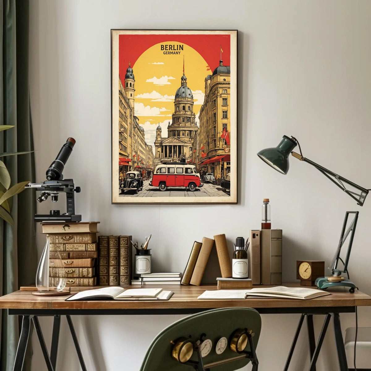 Berlin Vintage Travel Poster