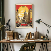 Berlin Vintage Travel Poster