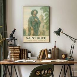Saint Roch Patron Saint Of Dogs And Poster