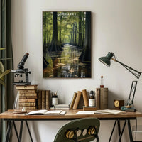 Congaree Tranquil Waters Travel Poster Print