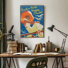 Canadian Pacific Happy Cruises Vintage Travel Poster PosterGoat