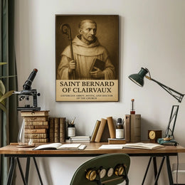 Saint Bernard Of Clairvaux Poster