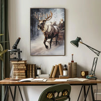 Winter Sleigh Ride Poster