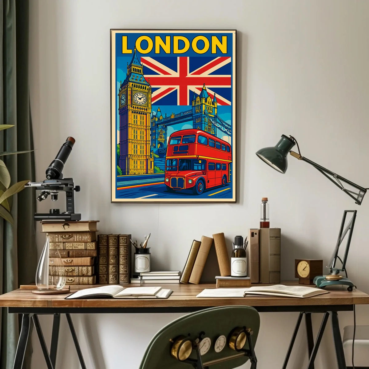 London Landmarks Poster