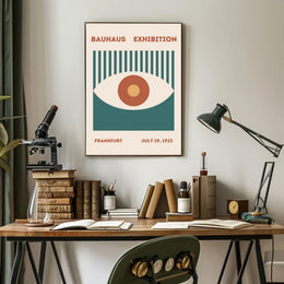 Bauhaus Exhibition Frankfurt July 19 1923 Poster
