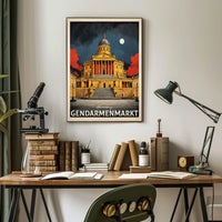 Gendarmenmarkt at Night Poster