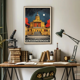 Gendarmenmarkt at Night Poster