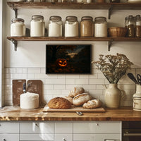 Halloween Night Gothic City Night Collector Poster