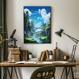 Enchanted Sky Bridges Poster
