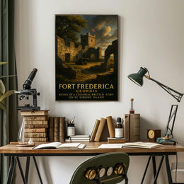 Fort Frederica Colonial Ruins Poster