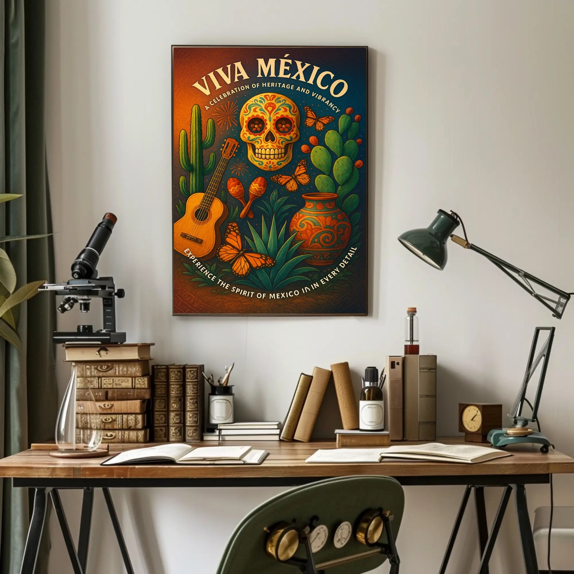 Viva México: Celebrate Heritage with Cultural or Heritage Poster