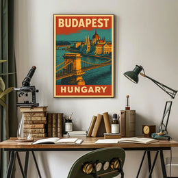Budapest Travel Poster