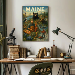 Discover Maine Poster