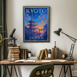 Kyoto, Japan A Scenic Tribute Poster