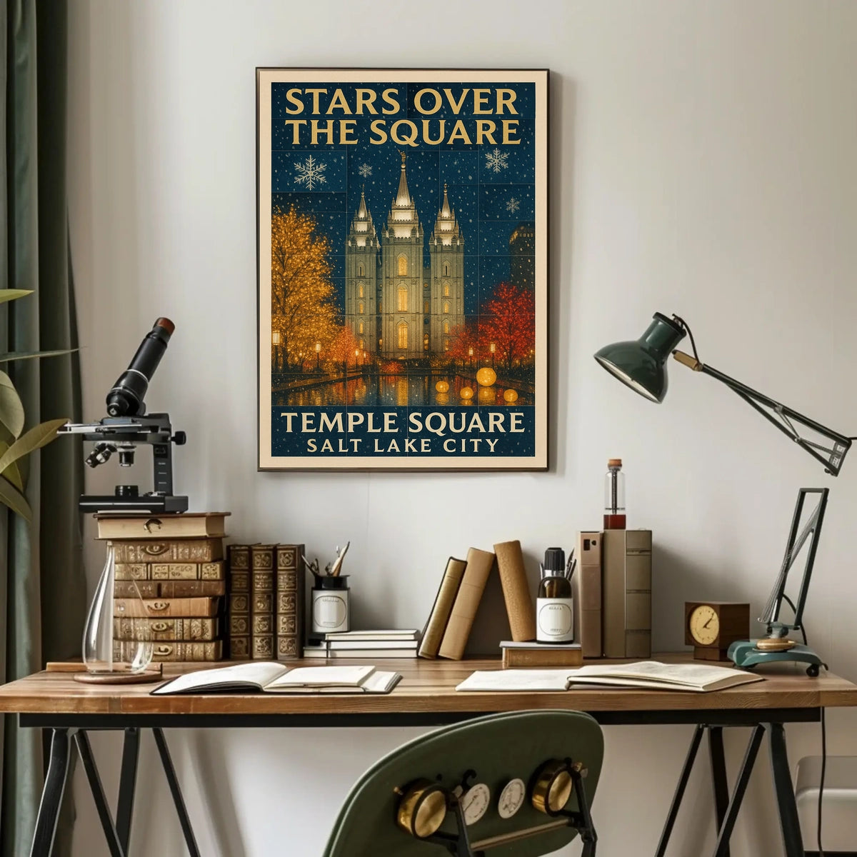 Stars Over Temple Square Poster