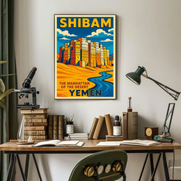 Shibam The Manhattan Of The Desert Poster