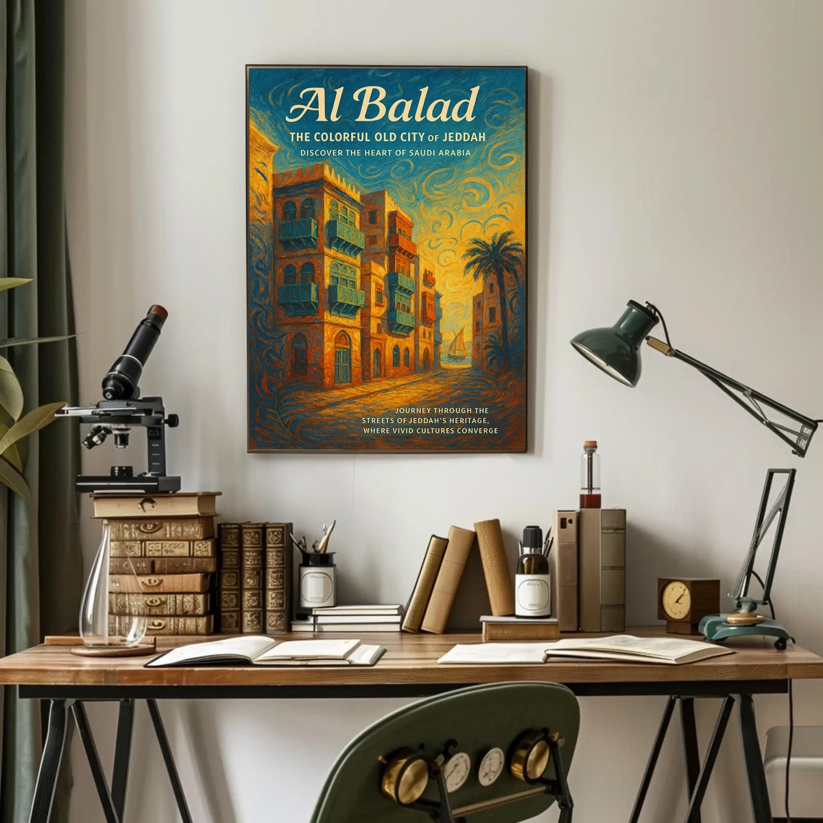 Al Balad The Colorful Old City Of Poster