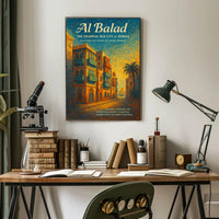Al Balad The Colorful Old City Of Poster