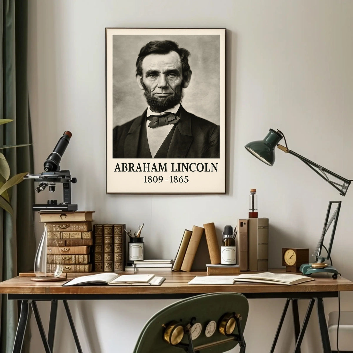 Abraham Lincoln Tribute Photography Poster