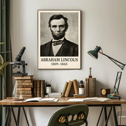 Abraham Lincoln Tribute Photography Poster