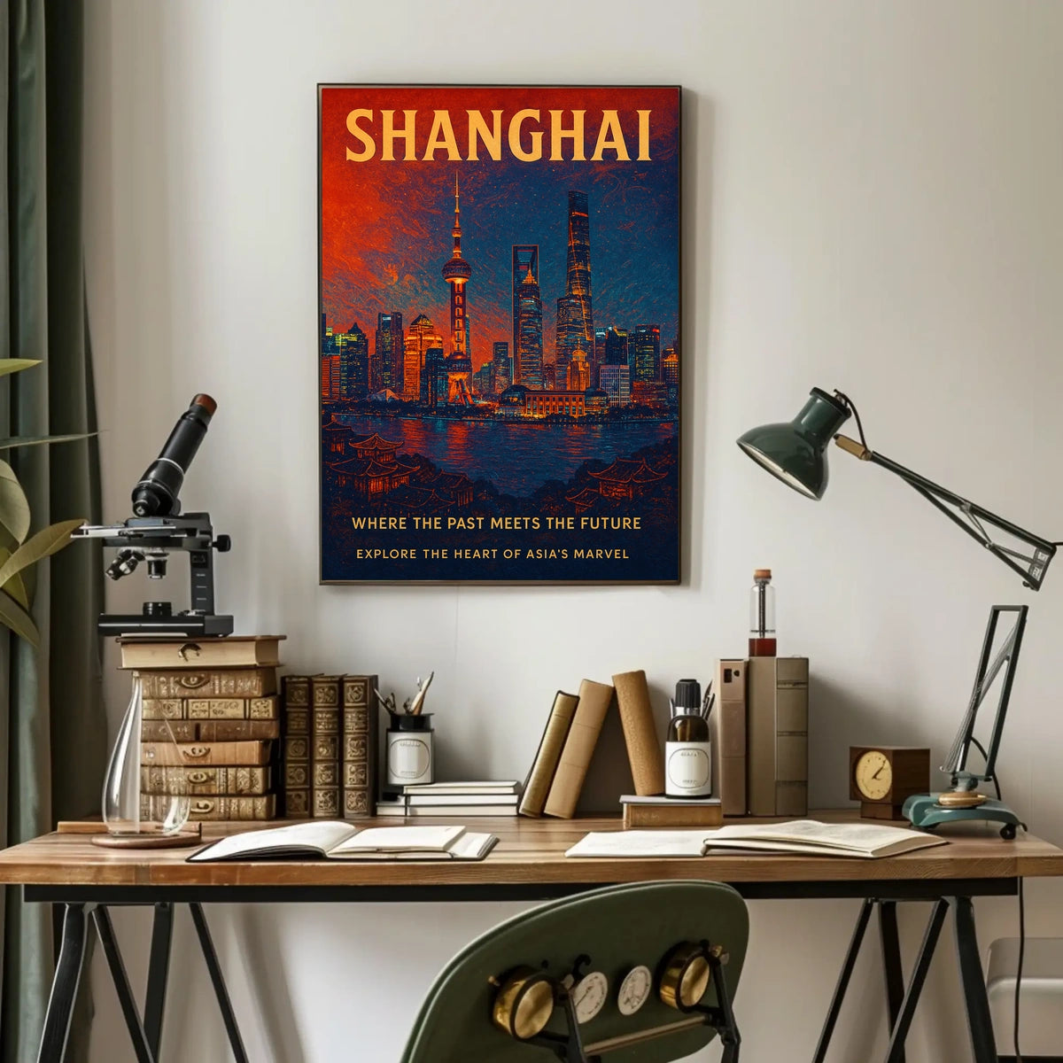 Shanghai Where The Past Meets The Poster