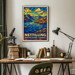 Nettilling Baffin Island, Canada Poster