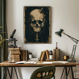 Celestial Skull Poster PosterGoat