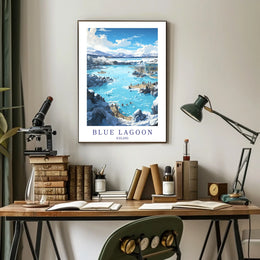 Blue Lagoon Iceland Poster