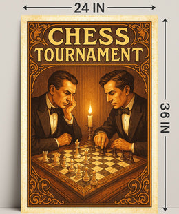 Chess Tournament Poster PosterGoat