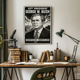 George W. Bush 43rd President Poster
