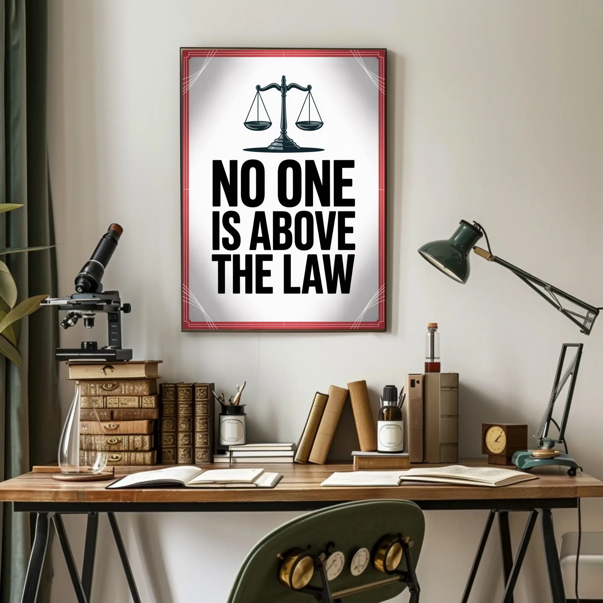 Justice for All: Modern Political or Propaganda Poster
