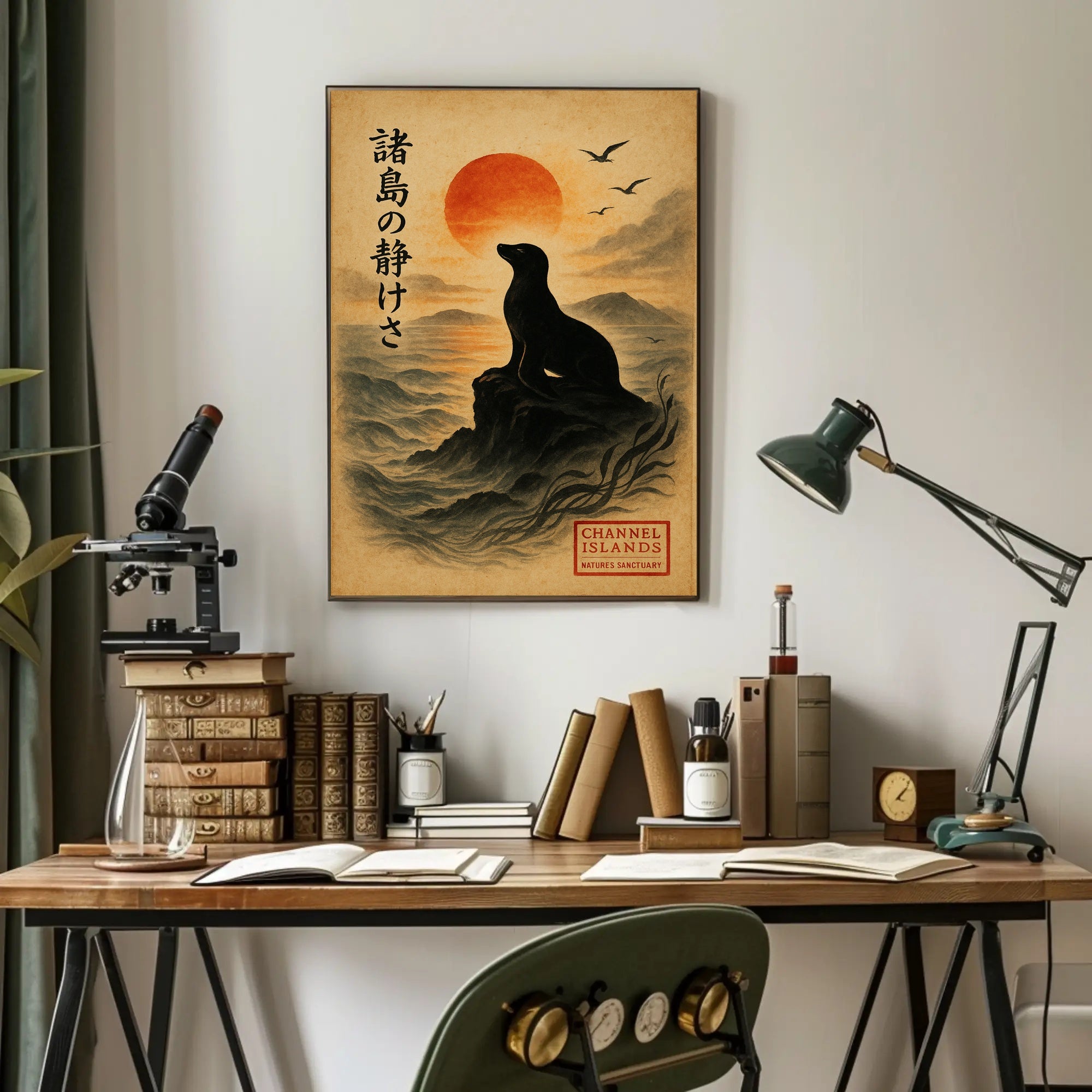 Tranquility of the Channel Islands Poster