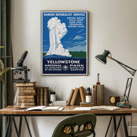 Yellowstone National Park Ranger Naturalist Service Poster PosterGoat