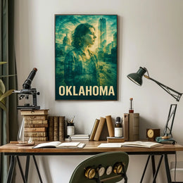Oklahoma A Modern Reflection Poster