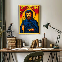 St. Kevin Iconography Poster