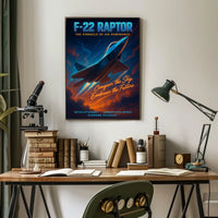 F-22 Raptor The Pinnacle Of Air Poster