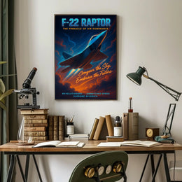 F-22 Raptor The Pinnacle Of Air Poster